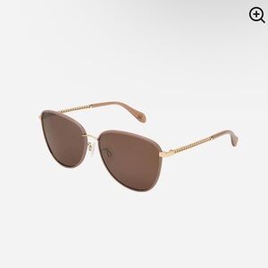 Mohala Eyewear - Leahi Tuscan Rose Chain with Polarized Tan Lenses - NWOT